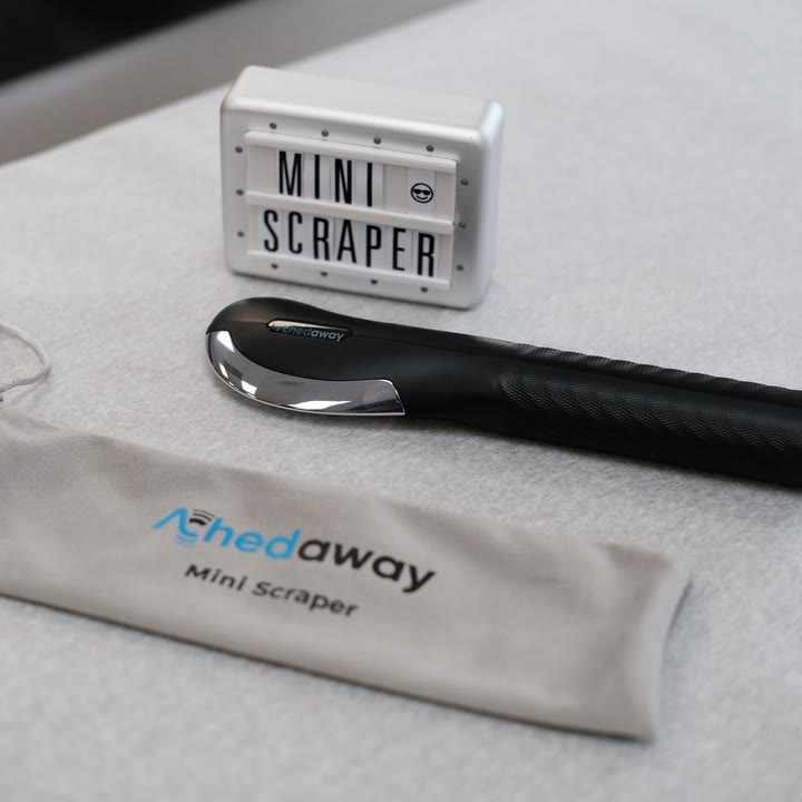 Mini Scraper with its branded carry pouch